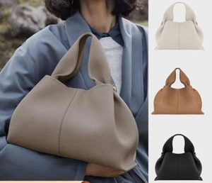 Tote Bag French-Style Designer Bag: Top-Grain Leather, Spacious and Stylish - Picture 1 of 14