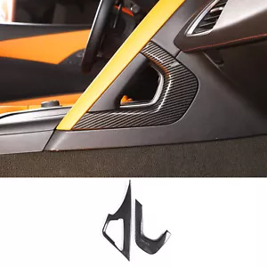 ABS carbono carbono para automóvil de pasajeros agarre central mango cubierta para Corvette C7 2014-2019 - Imagen 1 de 11