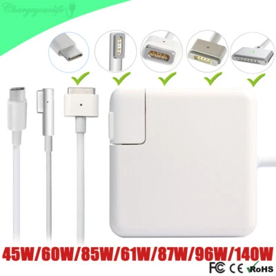 Adaptador de alimentação CA carregador ponta L ponta T USB C para MacBook Air&Pro 11 13 14 15 16 17 - Imagem 1 de 4