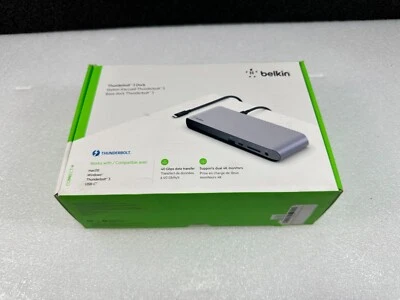 New Belkin F4U097 Thunderbolt 3 Dock-Pro USB-C Docking Station FREE SHIPPING 🚚 - Image 1 of 4