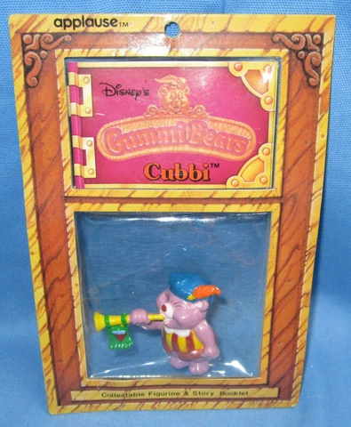 Disney Gummi Bears ~ Applause PVC Figure ~ Cubbi ~ New in the Package Cover