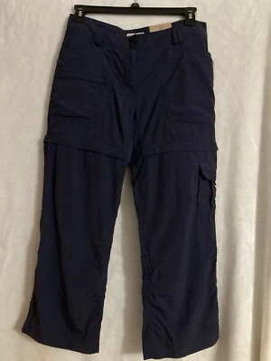 Magellan Outdoors Fish Gear Pants Women’s NWT Size 8 Navy Zip Off Legs Gorpcore - Image 1 of 4