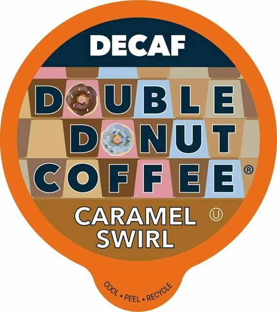 Double Donut Flavored Decaf Recyclable Coffee Pods - 80 Count