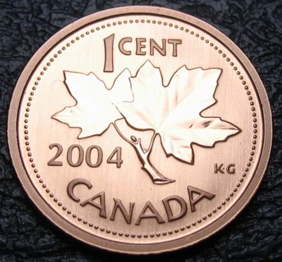 Canada 2004-p 1-cent Specimen Uncirculated - Image 1 of 2