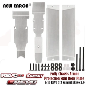 Chassis Armor Protection Skidplate for RC 1/10 Traxxas REVO 3.3 Summit ERevo 2.0 - Picture 1 of 12