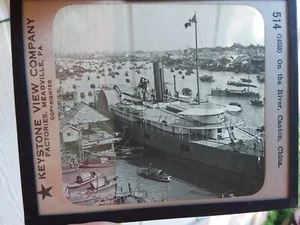 Lotto 5 vetrini vintage palazzo marmo Russia Cina piroscafo storia ghiaccio Eph - Foto 1 di 6