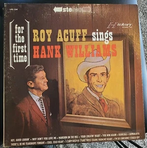 Roy Acuff "Roy Acuff Sings Hank Williams" Vinyl LP 1966 Hickory Records STEREO - Picture 1 of 2