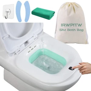 IRWPITW Sitzbadewanne, elektrische Sitzbadewanne für Toilettensitz Hämorrhoiden Wochenbett - Bild 1 von 6