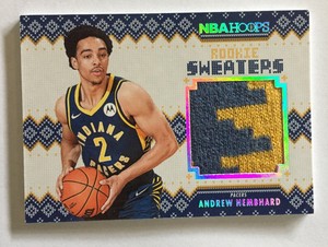 Andrew Nembhard 2022-23 Panini NBA Hoops Winter SP Rookie Sweater RC - Pacers