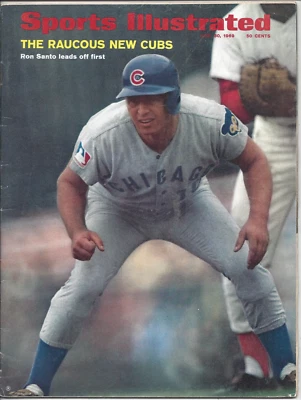 1969 6/30 Sports Illustrated magazine baseball Ron Santo, Chicago Cubs NEWSTAND - Image 1 of 4