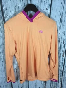 Women’s The North Face workout shirt hooded Medium - Picture 1 of 5