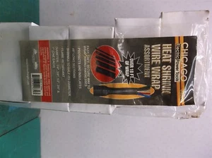 Chicago Electric Heat Shrink Wire Wrap Assortment 5 Pieces 48" Long - Picture 1 of 2