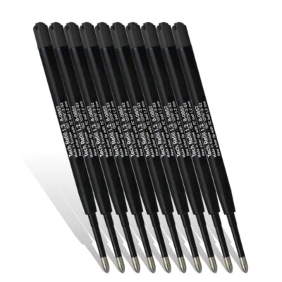 10 St Tech Refill Großraumminen - Kugelschreiberminen - Großraummine - schwarz - Bild 1 von 4