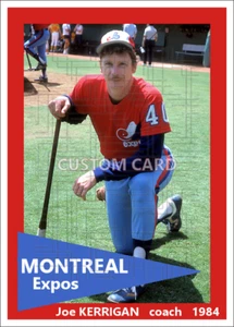Joe Kerrigan - 1984 Montreal Expos - 2.5 x 3.5 custom card (blank back) - Picture 1 of 1