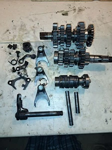 1990 89-95 SUZUKI RM250  Transmission Gears Shaft Shift Fork Drum Complete - Picture 1 of 12