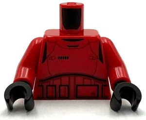Lego New Red Torso SW Imperial Praetorian Guard Armor Dark Red Contour Minifig - Picture 1 of 1