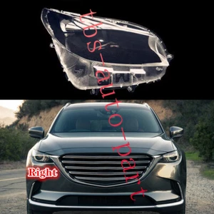 Right Side Headlight Lens Cover+Sealant Glue For Mazda CX-9 2016-2024 - Picture 1 of 6