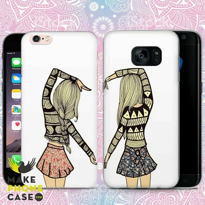 BFF Best Friends Phone Case Cover For Apple iPhone Samsung Galaxy Huawei Modell - Image 1 of 4