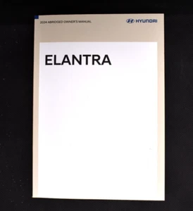 OEM 2024 Hyundai Elantra Owner's Manual Book Owners Information Booklet - Picture 1 of 1