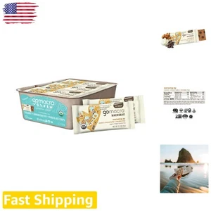 Organic Vegan Protein Bars - Coconut, Almond Butter, Chocolate Chips - 12 Count - Picture 1 of 7