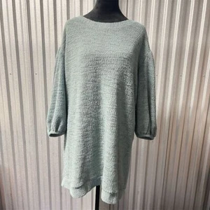 Anthropologie Pullover Damen M grün Oversized Boucle Strickpullover gefüttert - Bild 1 von 11