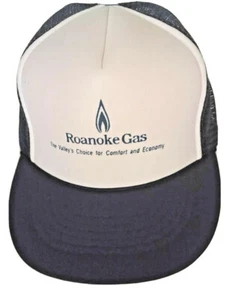 ROANOKE GAS CO ROANOKE VA TRUCKERS FOAM MESH HAT CAP PREOWNED - Picture 1 of 5