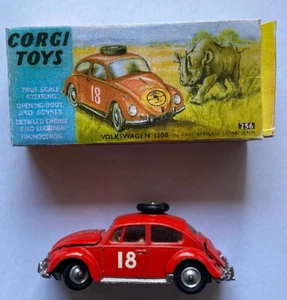 Corgi Toys - Volkswagen 1200 Saloon East African Safari mit Steuerung und OVP - Bild 1 von 7