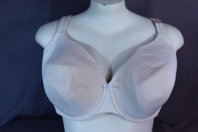 NWD Cacique Lightly Lined Underwire Ivory Full Coverage Bra Size 50DDD - Image 1 of 4