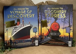 ALL ABOARD Voyage of Discovery & Discovery Express Lot of 2 Books Interactive - Bild 1 von 12