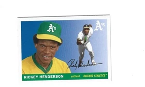 Topps Archives #11 2020 Rickey Henderson Oakland Athletics - Imagen 1 de 1