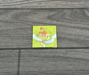 Carcassonne | Azulejo de paisaje de carretera del monasterio | Pieza de juego oficial NE - Imagen 1 de 6