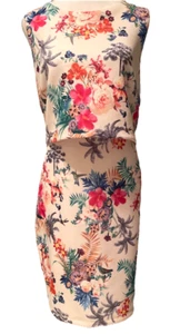 Dorothy Perkins Floral Short Dress Size 18 Plus Party Work Function Travel - Picture 1 of 7