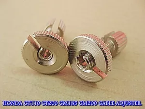 Fit HONDA CT110 CT200 CM185 CM200 SL70 SL90 SL100 SL125 CABLE ADJUSTER 2PCS. [mi - Picture 1 of 5