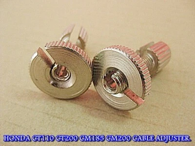 Fit HONDA CT110 CT200 CM185 CM200 SL70 SL90 SL100 SL125 CABLE ADJUSTER 2PCS. [mi Foto 1 de 4