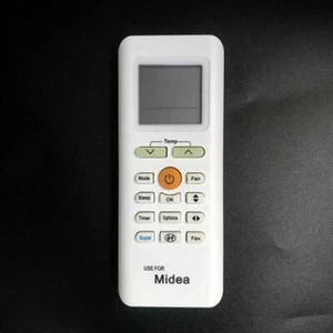 Nuevo RG70A/BGEF reemplazo para aire acondicionado Midea control remoto de CA RG70E/BGEF - Imagen 1 de 2