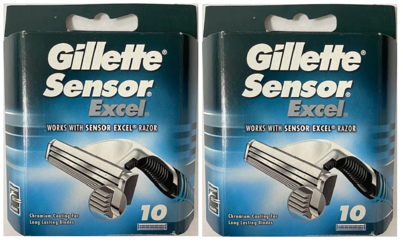 Gillette Sensor Excel Razor Blades - 20 Cartridges - Image 1 of 1