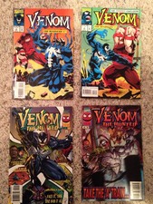 VENOM THE HUNTED 1996 #2,3 THE MADNESS 1993 #2, 1994 #3, VF+