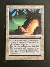 Safe Haven Very Light Play VLP The Dark Magic the Gathering MTG Commander EDH -A