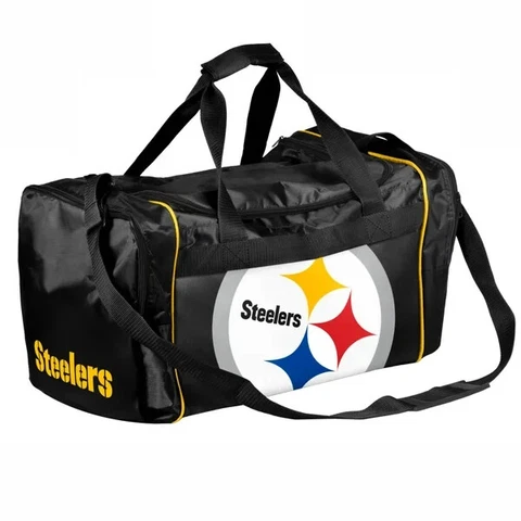 Pittsburgh Steelers Duffle Bag Gym Swimming Carry On Travel Luggage Tote NEW Cover