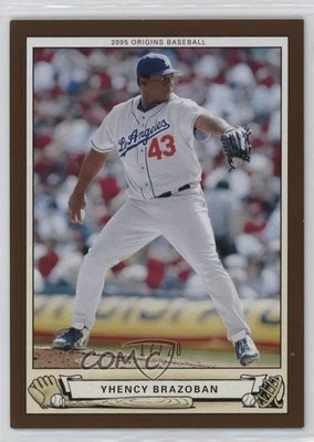 2005 Upper Deck Origins Gold /20 Yhency Brazoban #187 - Image 1 of 2