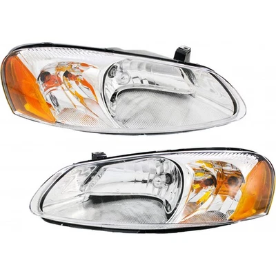 For Dodge Stratus Headlight Assembly 2003-2006 Pair Passenger and Driver Side - Image 1 of 4