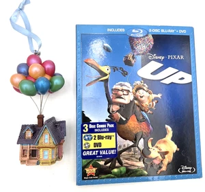 2018 Disney Pixar Up Haus Ballon Ornament + Blu-ray DVD Combo Carl Russell Set - Bild 1 von 5
