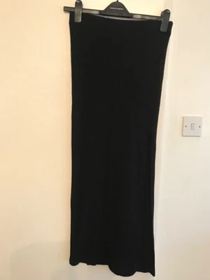 Womens Bershka black long skirt size 10 £13.00 - Image 1 of 4