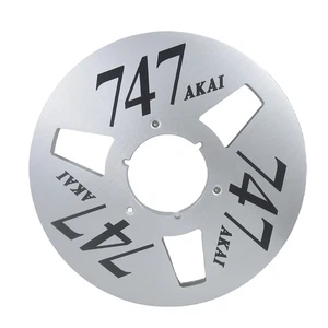 reel to reel tape recorder 10.5"inch Empty tape 747 Silver - Picture 1 of 5