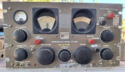 RESTORABLE HAMMARLUND SP-600JX17 RECEIVER PLUS NEEDED REPLACEMENT PARTS - Image 1 of 4
