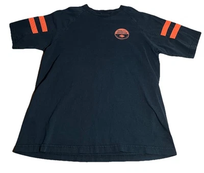 Camisa Harley Davidson De Colección Hombres Extra Grande Y2K Águila Gráfica Rayada Motociclista Foto 1 de 4