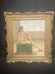 Noel Quintavalle (1893 – 1975) The Ballerina Oil Painting Signed & Dated 1963 - Picture 1 of 24