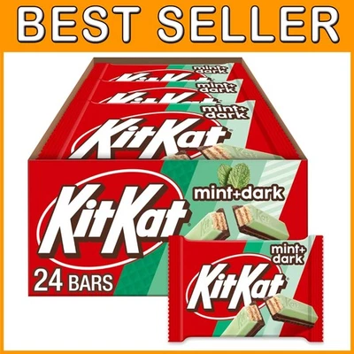 Minty Dark Chocolate Wafer Bars, Kosher-Certified - Image 1 of 4