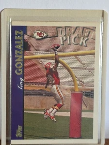 1997 Topps Tony Gonzalez #414 Rookie RC Chiefs HOF - Foto 1 di 2