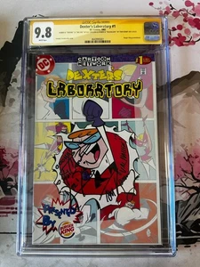 Dexter's Laboratory #1 CGC 9.8 Burger King Variant Signed Kat Cressida Tom Kenny - Picture 1 of 3